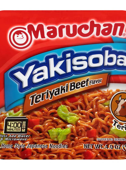 MARUCHAN YAKISOBA TERIYAKI (8 x 4oz)