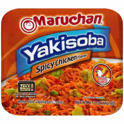 MARUCHAN YAKISOBA SPICY CHIX (8 x4.11oz)