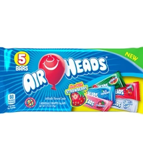 Airheads Sour 5 Bars (18x2.75oz)
