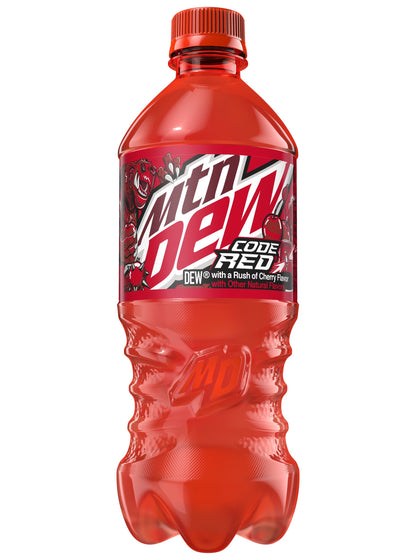 Mountain Dew Code Red Plastic Bottle (24x360ml)