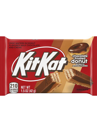 KIT KAT Chocolate Frosted Donut Wafer Candy Bars (24x1.5oz)