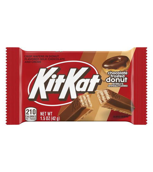 KIT KAT Chocolate Frosted Donut Wafer Candy Bars (24x1.5oz)