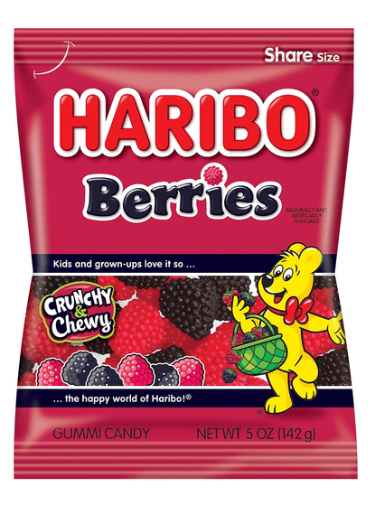 Haribo Berries Gummy Candy (12x5oz)