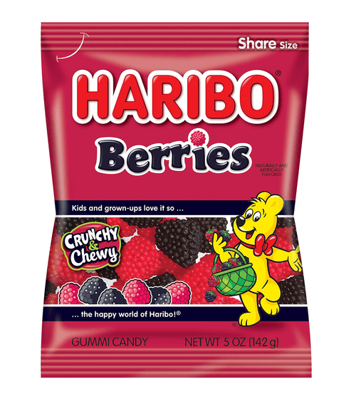 Haribo Berries Gummy Candy (12x5oz)