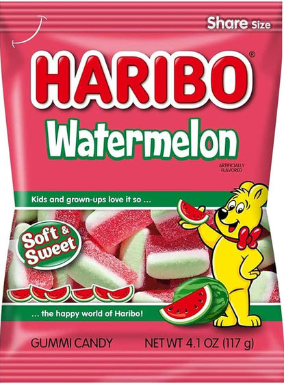 Haribo Watermelon Gummy Candy (12x4.1oz)