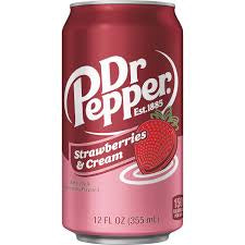 Dr Pepper Strawberries & Cream (12x355ml)