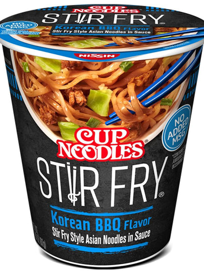 CUP NOODLES STIR FRY KOREAN BBQ (6 x 3oz)
