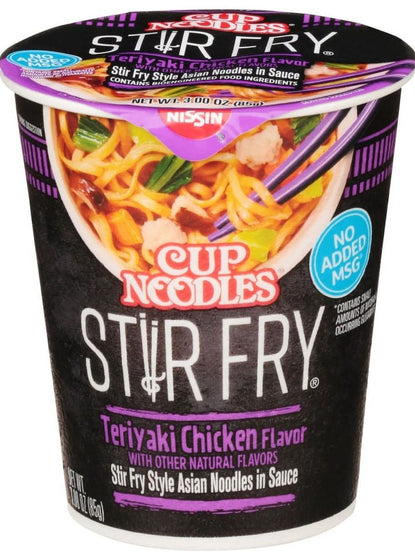 CUP NOODLES STIR FRY CHIX TERI (6 x 3oz)