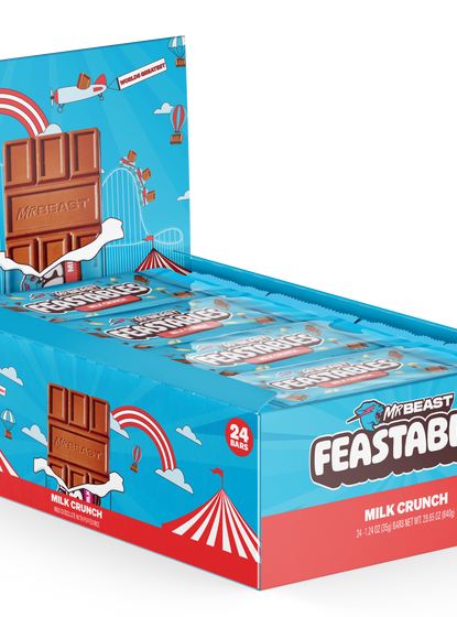 MR BEAST FEASTABLE MILK CRUNCH (24 x 35g)