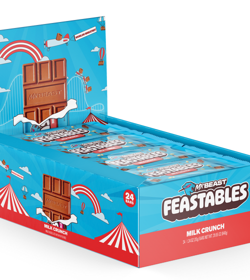 MR BEAST FEASTABLE MILK CRUNCH (24 x 35g)