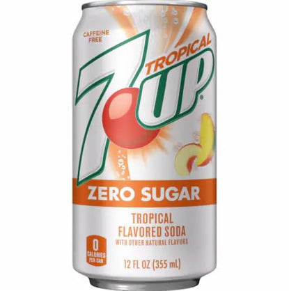 7-Up Tropical Zero Sugar (12x355ml)