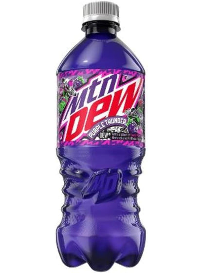 Mountain Dew Purple Thunder Plastic Bottle (24x360ml)
