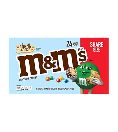 M&M's Crunchy Cookie Sharesize (24 x 80.2g)