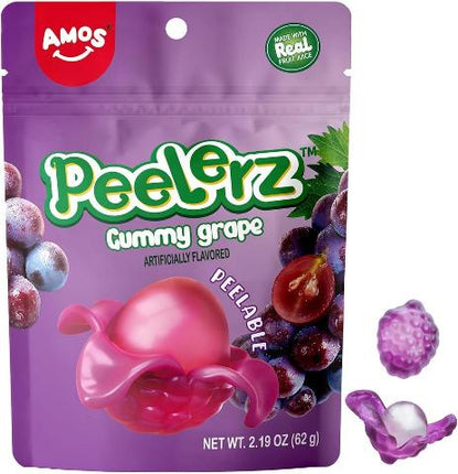 AMOS PEELERZ GUMMY GRAPE PEG BAG (12x170g)