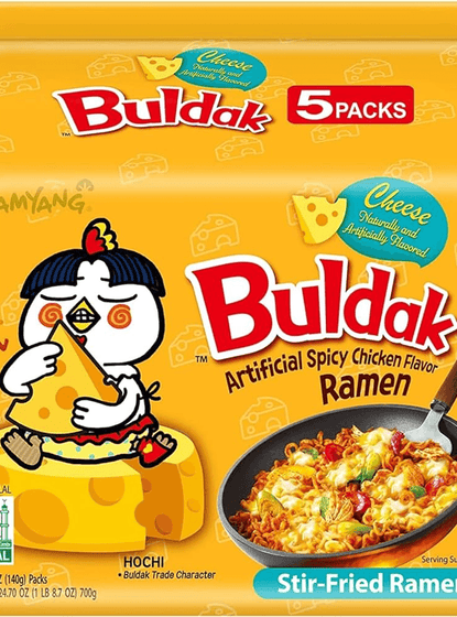 Samyang Buldak Cheese Ramen (140g x 5pks x 8ct)