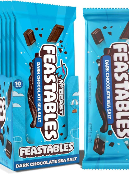 MR BEAST FEASTABLE DARK CHOCOLATE SEA SALT (10 x 60g)