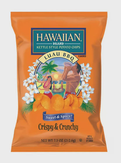 Hawaiian Chips Luau BBQ (20x134.7g)