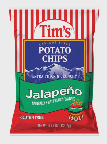 Tim's Potato Chips Jalapeno (20x134.7g)