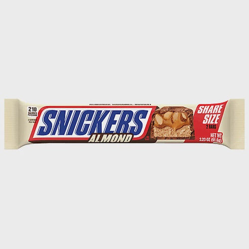 Snickers Almond Share Size 2-Piece (24x3.23oz)