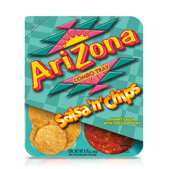 Arizona Combo Tray! Salsa 'n' Chips x 12 Box – SnacksNow