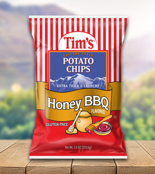 Tims Honey BBQ Chips 7.5 Oz x Single Pack