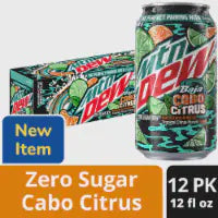 Mountain Dew Cabo Citrus Zero Sugar (12 x 355ml)