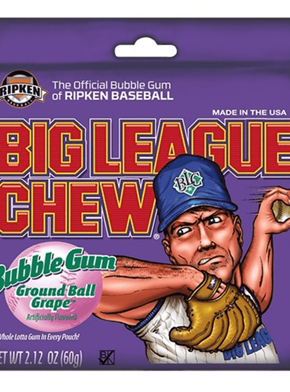 Big League Chew Bubble Gum Grape (12x60g)