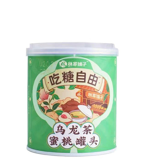 Linjiapuzi Sugar Free Oolong Tea Canned Peach 300g X Case of 12 Units (BB 2025.5.09)