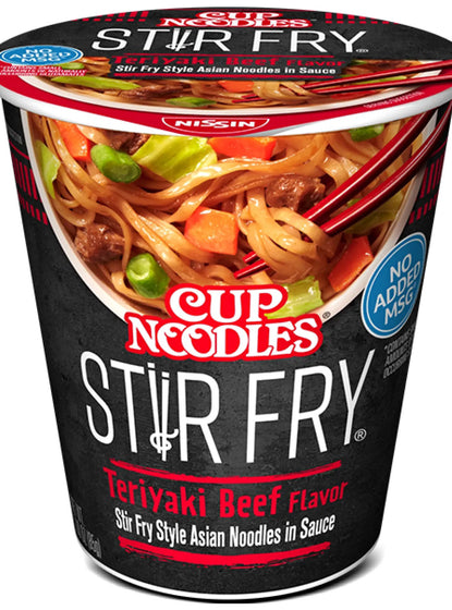 CUP NOODLES STIR FRY BF TERI (6 x 3oz)