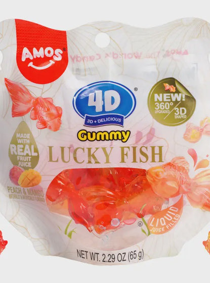 AMOS PEELERZ GUMMY LUCKY FISH (12x112g)