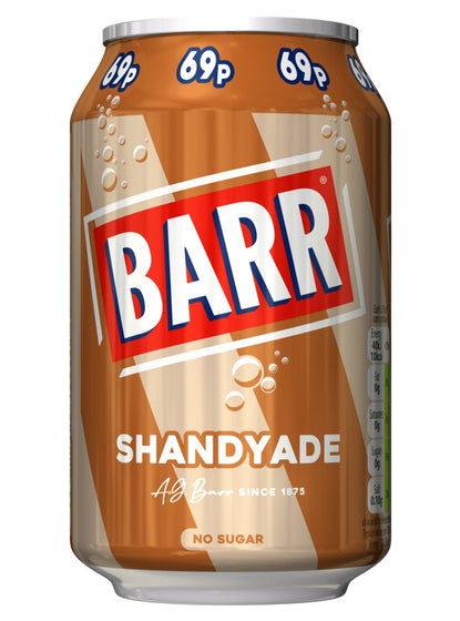 [UK] Barr Shandyade Soda Can 330 Ml x 24 Pack