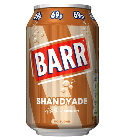 [UK] Barr Shandyade Soda Can 330 Ml x 24 Pack