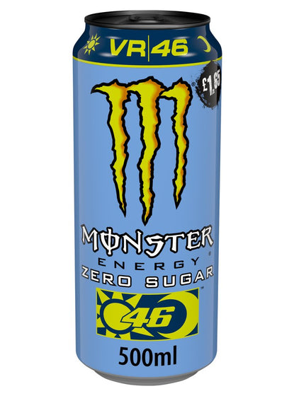 [UK] Monster Rossi VR 46 Zero Sugar Can 500 Ml x 12 Pack