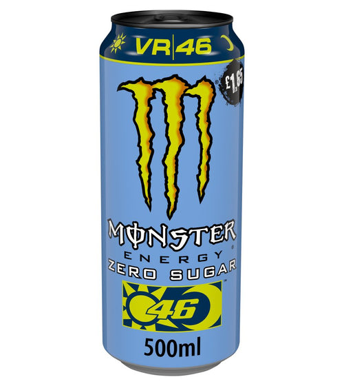 [UK] Monster Rossi VR 46 Zero Sugar Can 500 Ml x 12 Pack