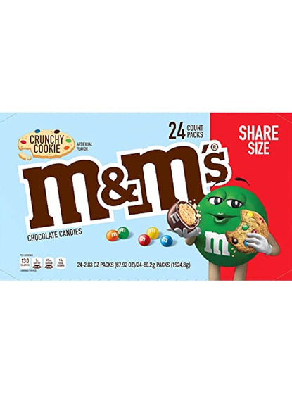 M&M's Crunchy Cookie Sharesize (24 x 80.2g)