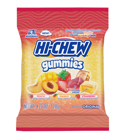 Hi-Chew Original Gummies Peg Bag (9x4.23oz )