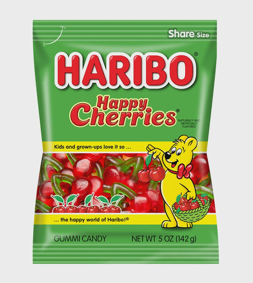 Haribo Happy Cherries Gummy Candy (12x5oz)
