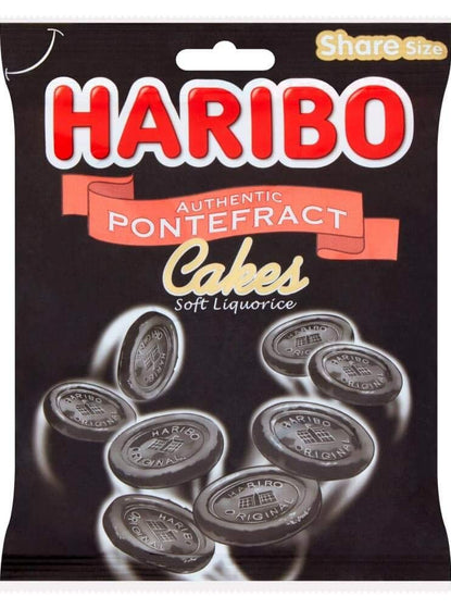 [UK] Haribo HB Pontefract Cakes STD 160 Gms x 12 Pack