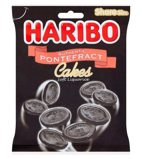 [UK] Haribo HB Pontefract Cakes STD 160 Gms x 12 Pack