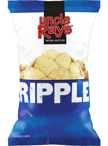 Uncle Ray Ripple Potato Chips (10x130g)