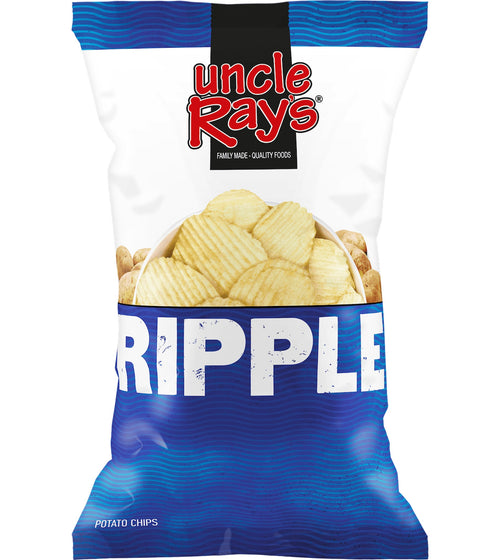 Uncle Ray Ripple Potato Chips (10x130g)