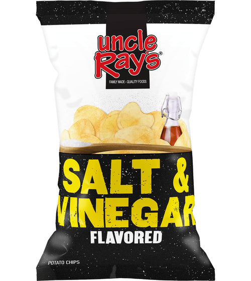 Uncle Ray Salt & VInegar Potato Chips (10x130g)