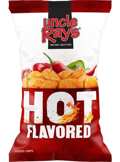 Uncle Ray Hot Potato Chips (10x130g)