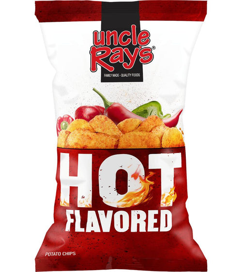 Uncle Ray Hot Potato Chips (10x130g)