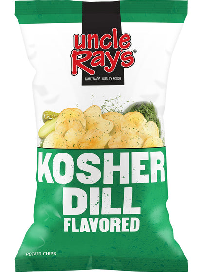 Uncle Ray Kosher Dill Potato Chips (10x130g)
