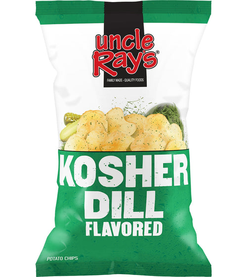 Uncle Ray Kosher Dill Potato Chips (10x130g)