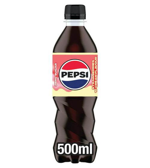 [UK] Pepsi Max Straw & Cream PET Bottle 500 Ml x 12 Pack