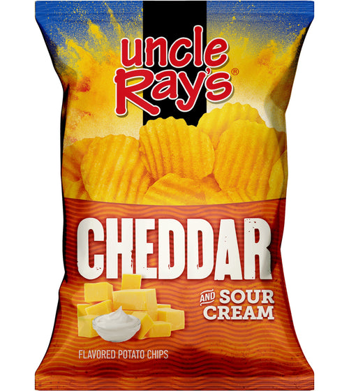 Uncle Ray Sour Cream & Cheddar Potato Chips (10x130g)