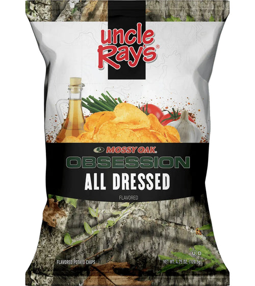 Uncle Ray Mossy Oak All Dessed Potato Chips (10x130g)