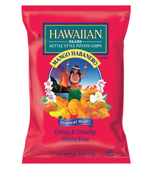 Hawaiian Chips Mango Habanero 7.5 Oz x Single Pack